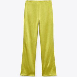NWT - ZARA Satin Effect Pants (M)